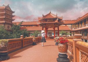 Kiến trúc mang nét Trung Hoa cổ